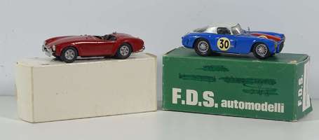 Kit - 2 voitures Ac Cobra dont 1 fabricant Auto 