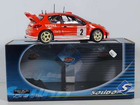 Solido 1/18 - Peugeot 206 rallye - Neuf en boite 