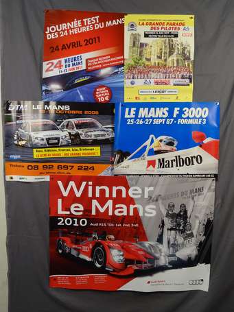 lot de 24 posters ou affiches - 24 Heures du Mans 