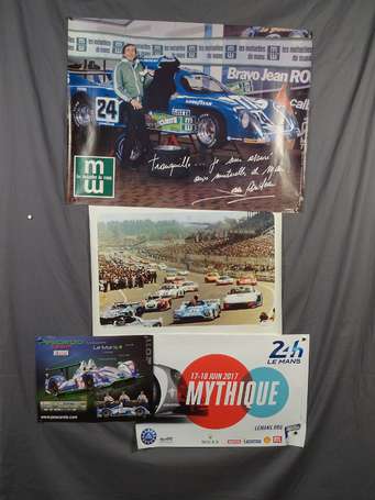 lot de 24 posters ou affiches - 24 Heures du Mans 
