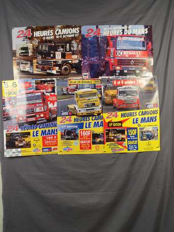 Lot d'affiches ou posters du 24 Heures du Mans 