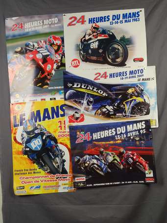 Lot d'affiches ou posters du 24 Heures du Mans 