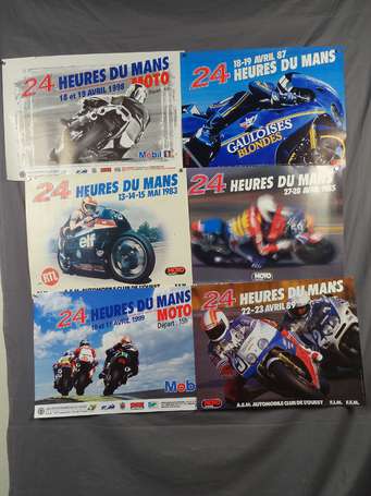 Lot d'affiches ou posters du 24 Heures du Mans 
