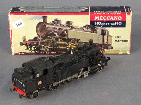 Hornby Ho - Loco 131 vapeur , dans l'état en boite