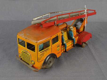 Memo - Camion de pompier en tôle lithographiée, 30