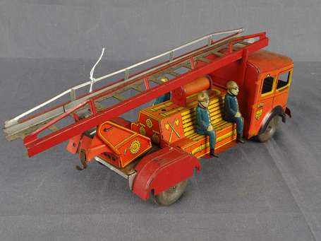 Memo - Camion de pompier en tôle lithographiée, 30