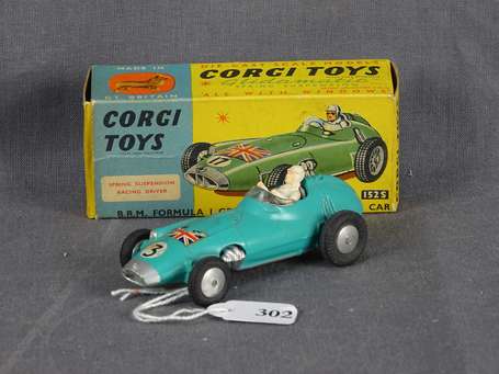 Corgi - Brm course avec son pilote, accident sur 