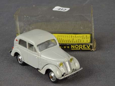 Norev ancien - Renault juvaquatre, couleur gris 