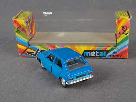 Norev jet car métal - Peugeot 104, couleur bleue, 