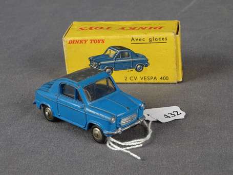 Dinky toys France - Vespa 400 , couleur bleue, 