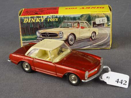 Dinky toys France - Mercedes 230 sl, couleur rouge