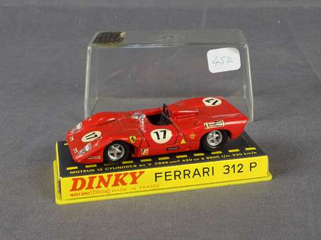 Dinky toys France - Ferrari 312 P, Sans panneau, 