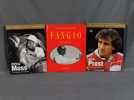 3 livres - Fangio et Les légendes de la F1 - 