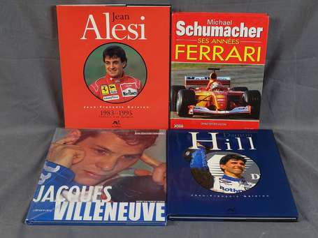 4 livres sur les Pilotes automobile