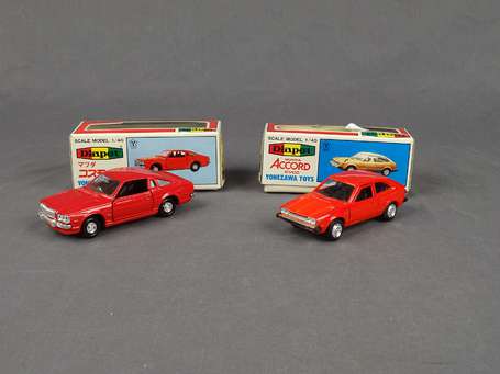 Yonezawa Toys -2 voitures - Honda Accord / Madza 