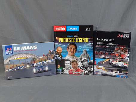 24 H du Mans 3 livres dont 