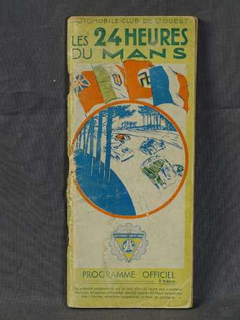 24 H du Mans - Programme 1937, complet, couverture