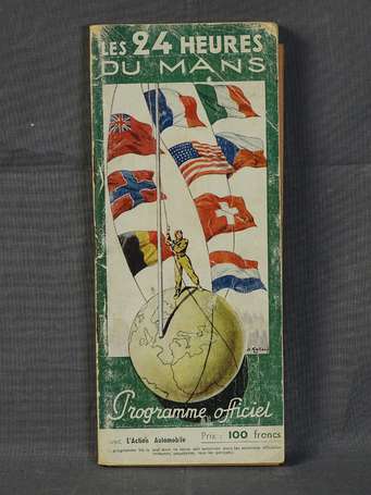 24 H du Mans - Programme 1949, complet, avec liste