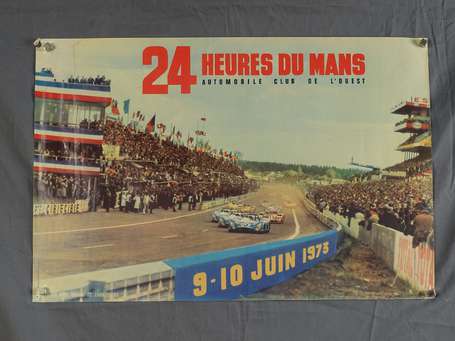 24 H du Mans - Affiche du 9&10 juin 1973 - 60x40 