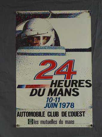 24 H du Mans - Affiche du 10&11 juin 1978 - tres 