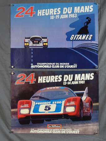 24 H du Mans - 2 affiches 1981 et 1983