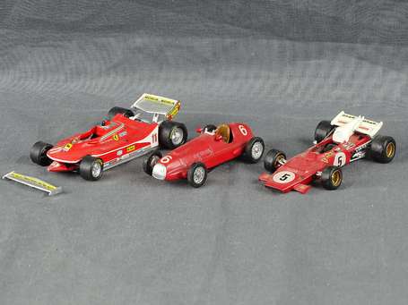 KIT - 3 voitures - Ferrari Formules Grand Prix, 