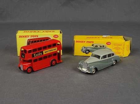 Dinky toys GB - 2 véhicules - bus londonien en 