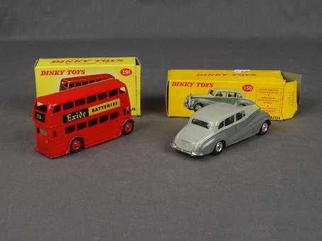 Dinky toys GB - 2 véhicules - bus londonien en 