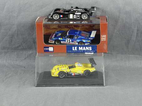 3 voitures - 2 Le Mans43/1 Ixo  neuf boite
