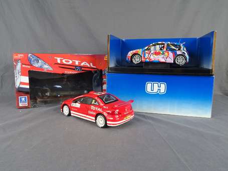 2 voitures 1/18em - Peugeot 307 wrc/Rlt clio 