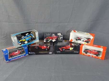 Diverses marques -  7 voitures F1 dont Ferrari - 6