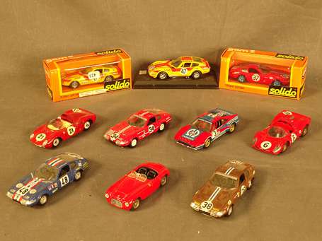 Solido et divers - Lot de voitures Ferrari LM -  