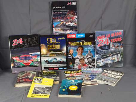 Lot de livres sur les 24H du Mans 