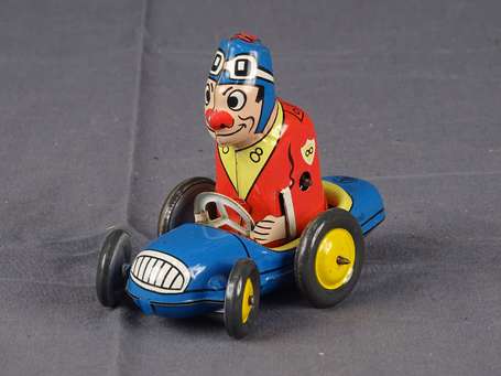Joustra - Bimbo, voiture clown de couleur bleu 