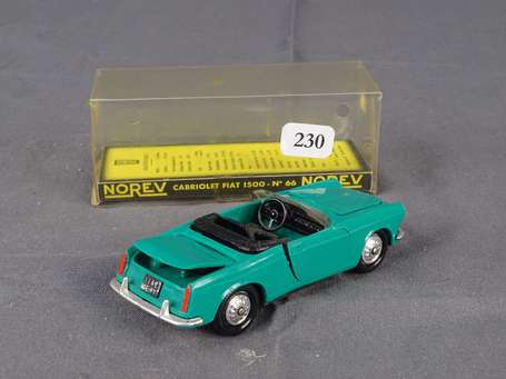 Norev - Fiat 1500 cabriolet, couleur vert , neuf 