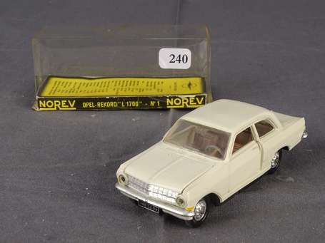 Norev - Opel Rekord L1700 , couleur blanc, neuf en