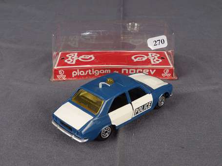 Norev Plastigam  - Peugeot 504 police , neuf en 