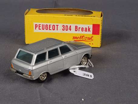 Metosul - Peugeot 304 break - bel état  en boite 