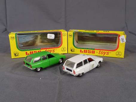 Luso toys - 2 voitures - 1 citroen GS bk  