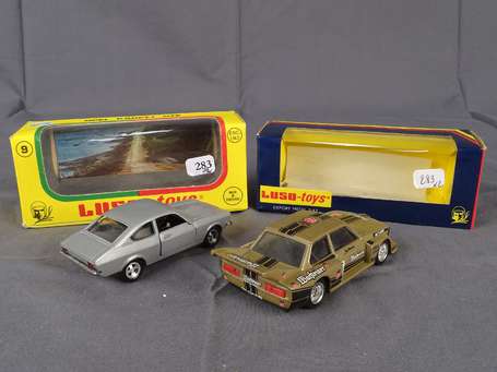 Luso toys - 2 voitures - Opel kadett GTE / BMW 