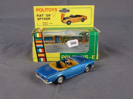 Politoys - Fiat 124 spyder - Neuf en boite 
