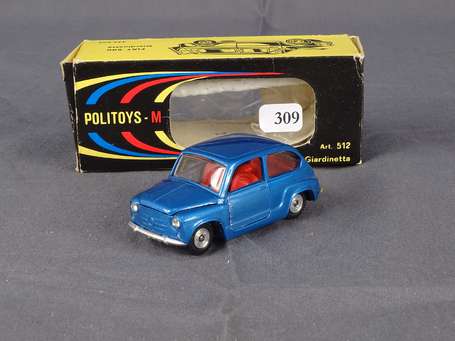 Politoys - Fiat 500 - Neuf en boite ref 512