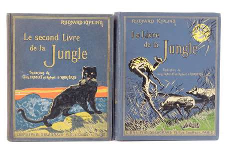 KIPLING (Rudyard) - Ensemble de 2 volumes : Le 