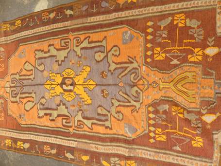 Kilim turc (chaine et trame en laine), Turquie, 