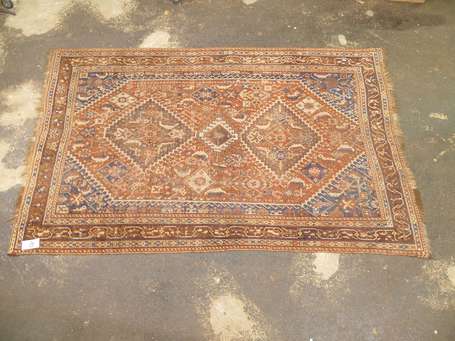 Tapis Chiraz (chaine, trame et velours en laine), 