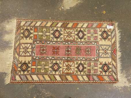 Tapis Melas (chaine, trame et velours en laine), 