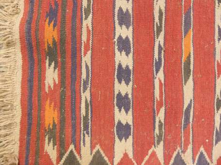 Kilim turkmène (chaine et trame en laine), vers 
