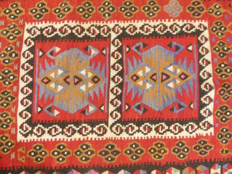 Kilim (chaine et trame en laine), probablement 