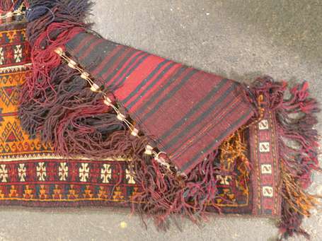 Tapis de selle turc (chaine et trame en laine), 