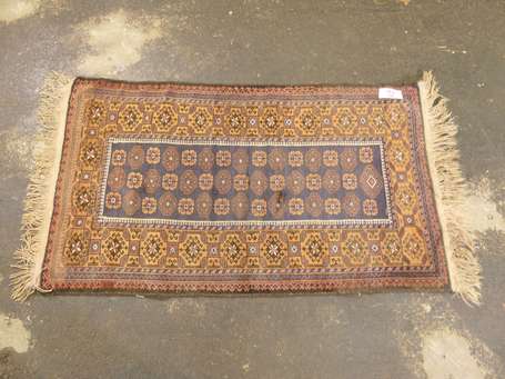 Tapis Beloutch (chaine, trame et velours en 